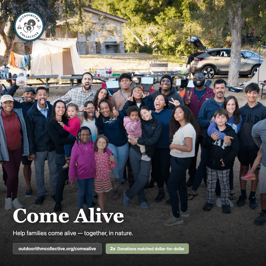 Come Alive 2026 — Outdoorithm Collective families at camp