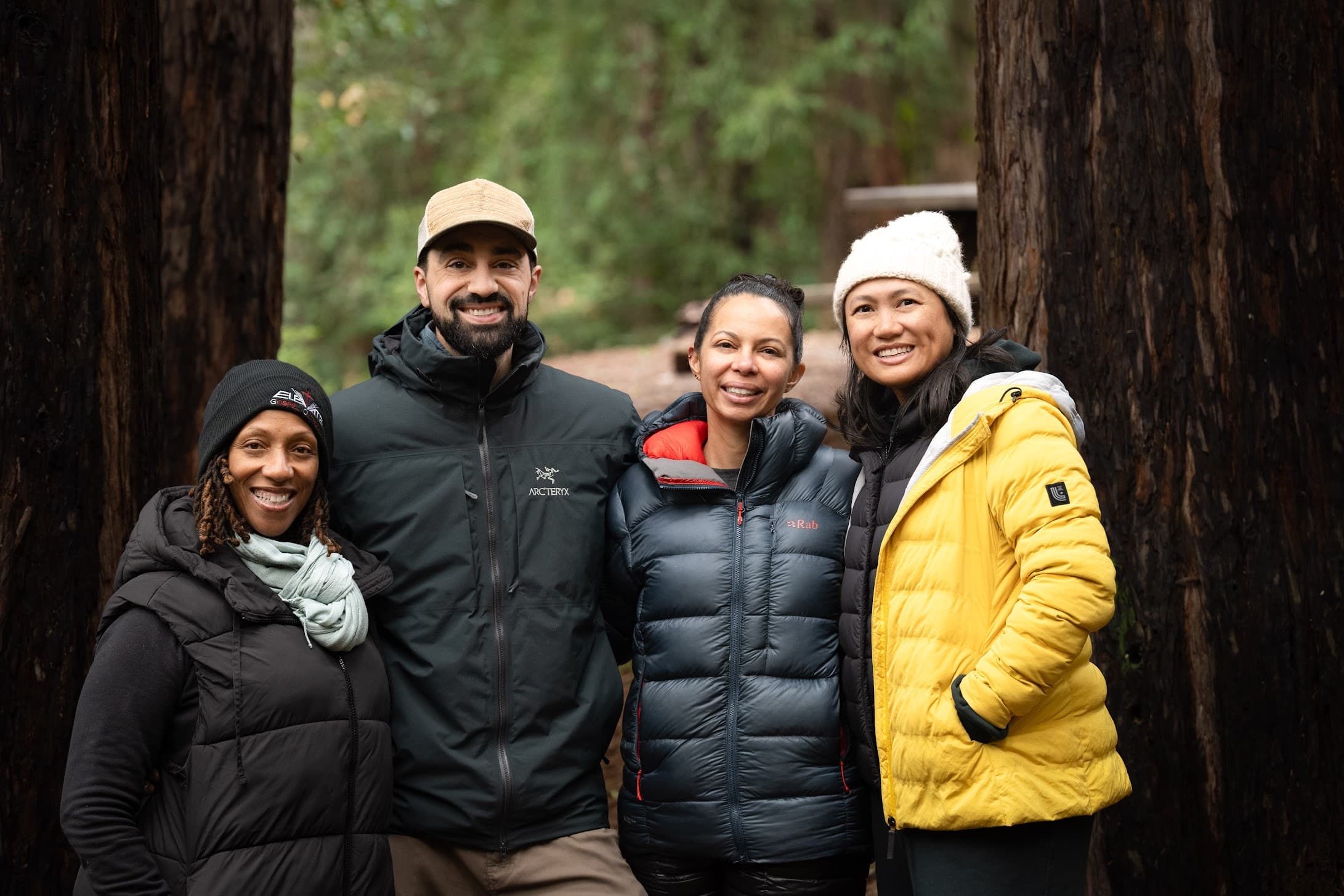 Outdoorithm Collective community members outdoors