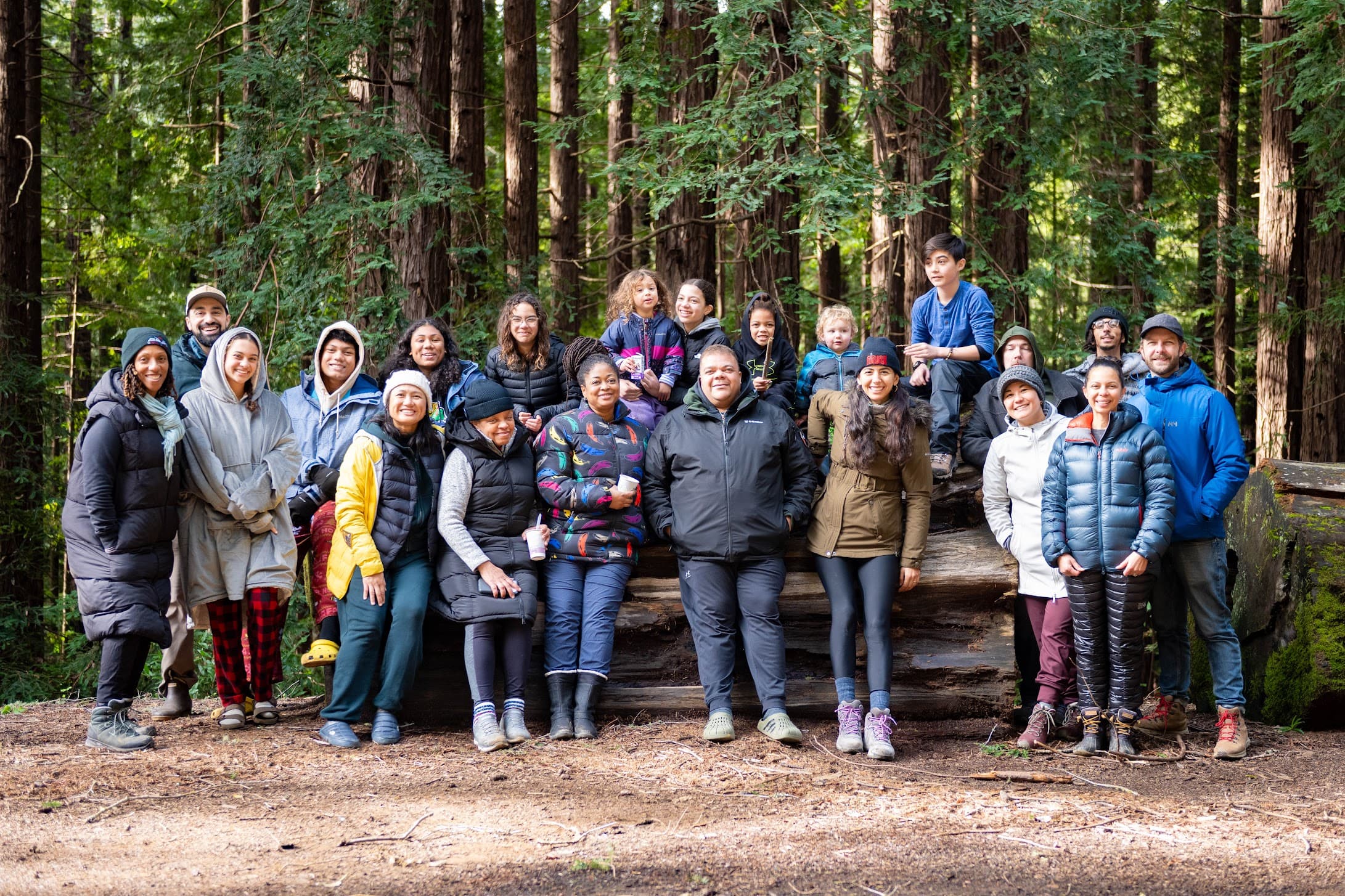 Outdoorithm Collective community members outdoors